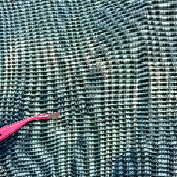 Basil & Maude Iridescent Green Blue Sequin Mermaid Beaded Skirt Sz 2 A Line - Picture 16 of 16